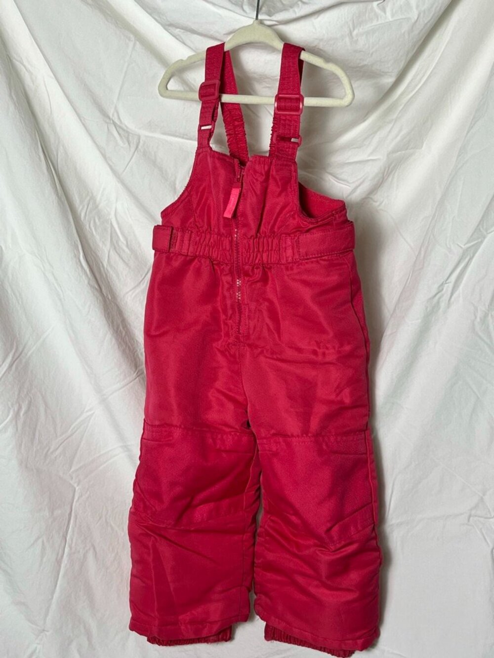 Cherokee Girls 18M Pink Insulated Snow Bib Overalls Winter Snow Pants